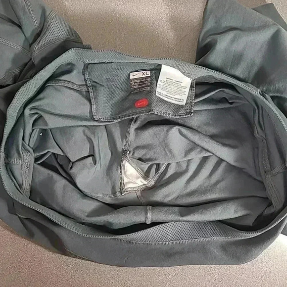 Nike Fit Dry Womens Pants XL 16-18 Blue Gray Stretchy Athletic Lounge Workout - Picture 7 of 8